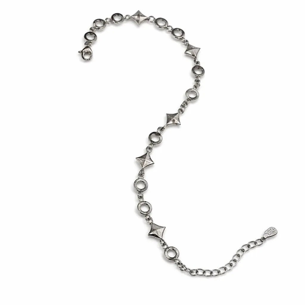 925 Silver Chain Bracelet for Women – Celestial Orbit Design