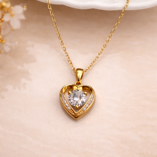 Crystal Heart Pendant