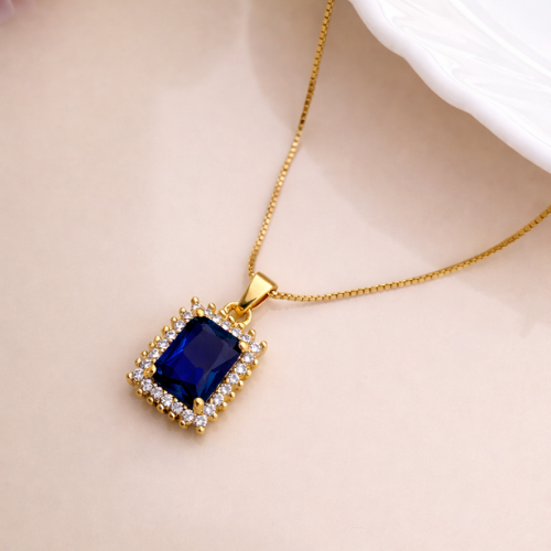 Aurelia Blue Pendant
