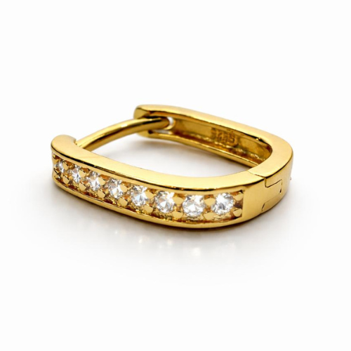 Golden Radiance Hoops