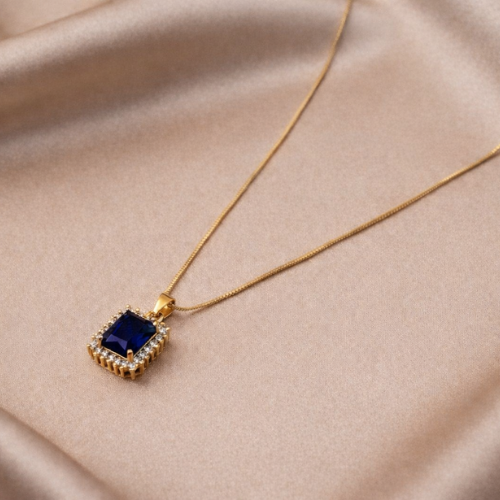 Aurelia Blue Pendant
