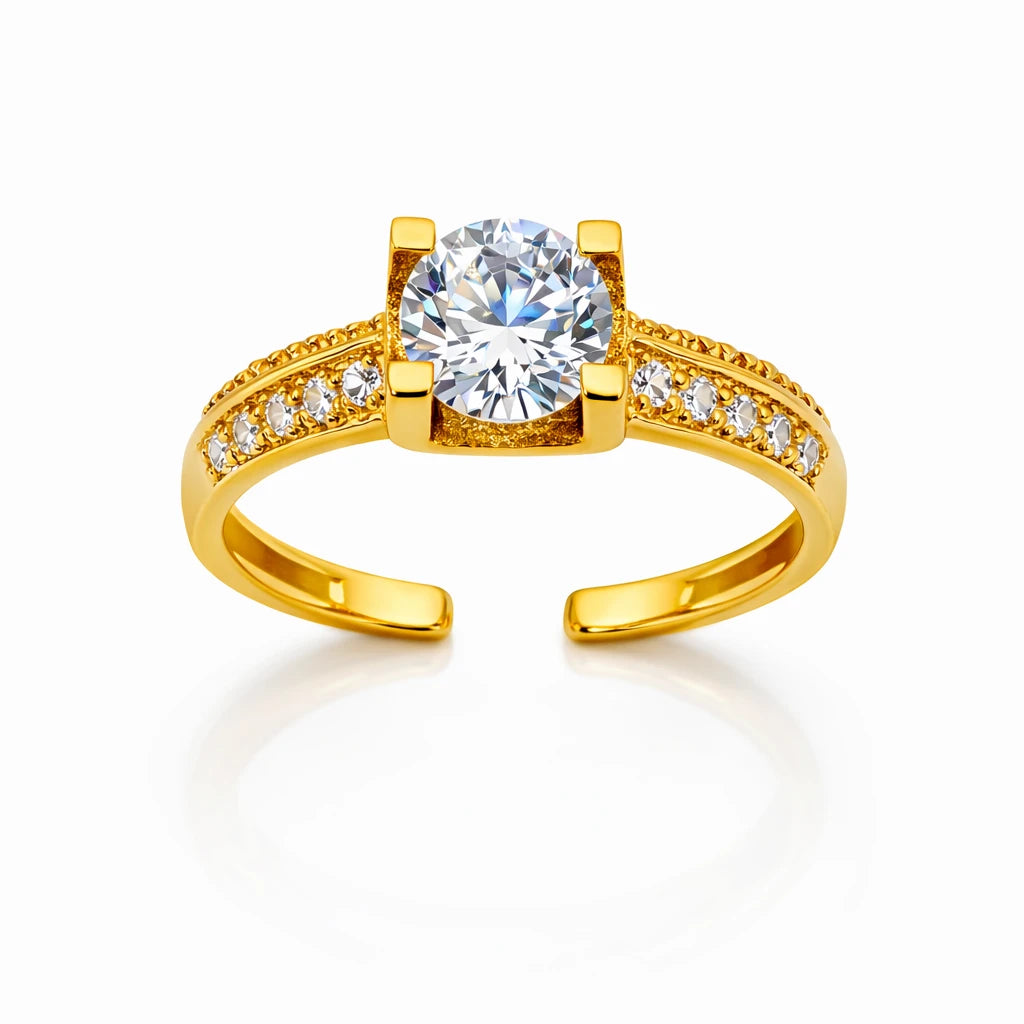 Radiant Solitaire Ring