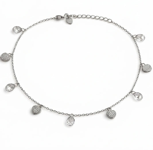 Crystal Love Anklet