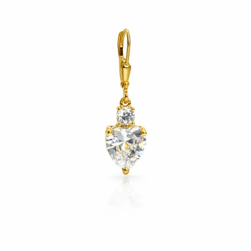 Radiant Heart Drops Earrings