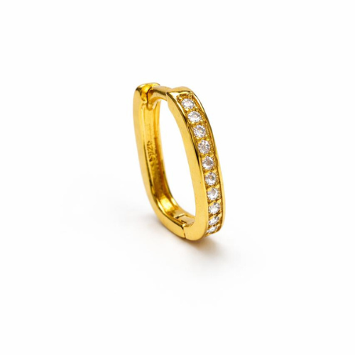 Golden Radiance Hoops
