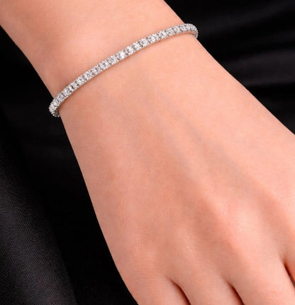 Crystal Glow Tennis Bracelet