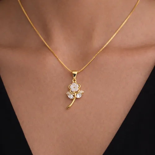 Golden Bloom Pendant