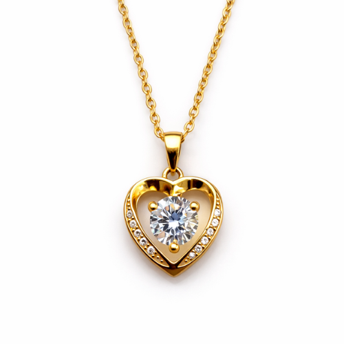 Crystal Heart Pendant
