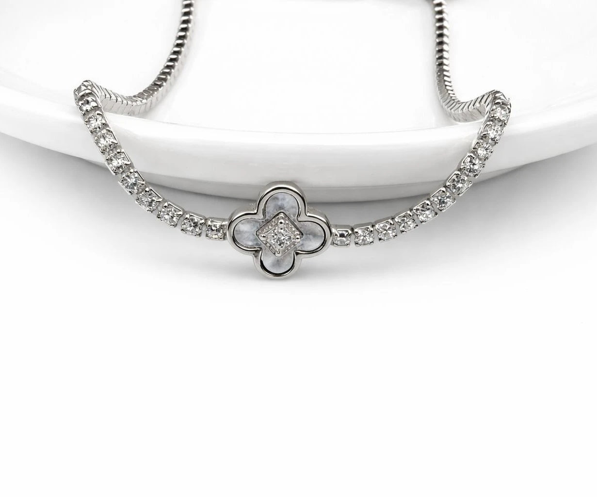 Floral Glow Tennis Bracelet