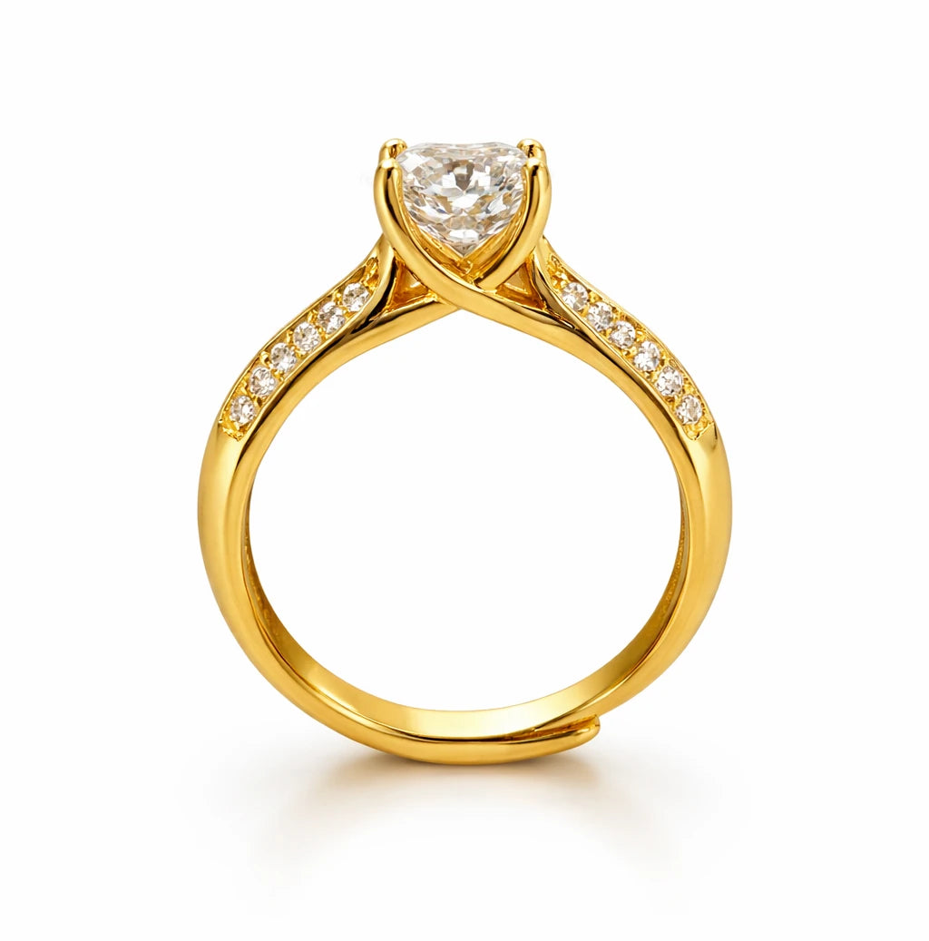 Classic Solitaire CZ Ring