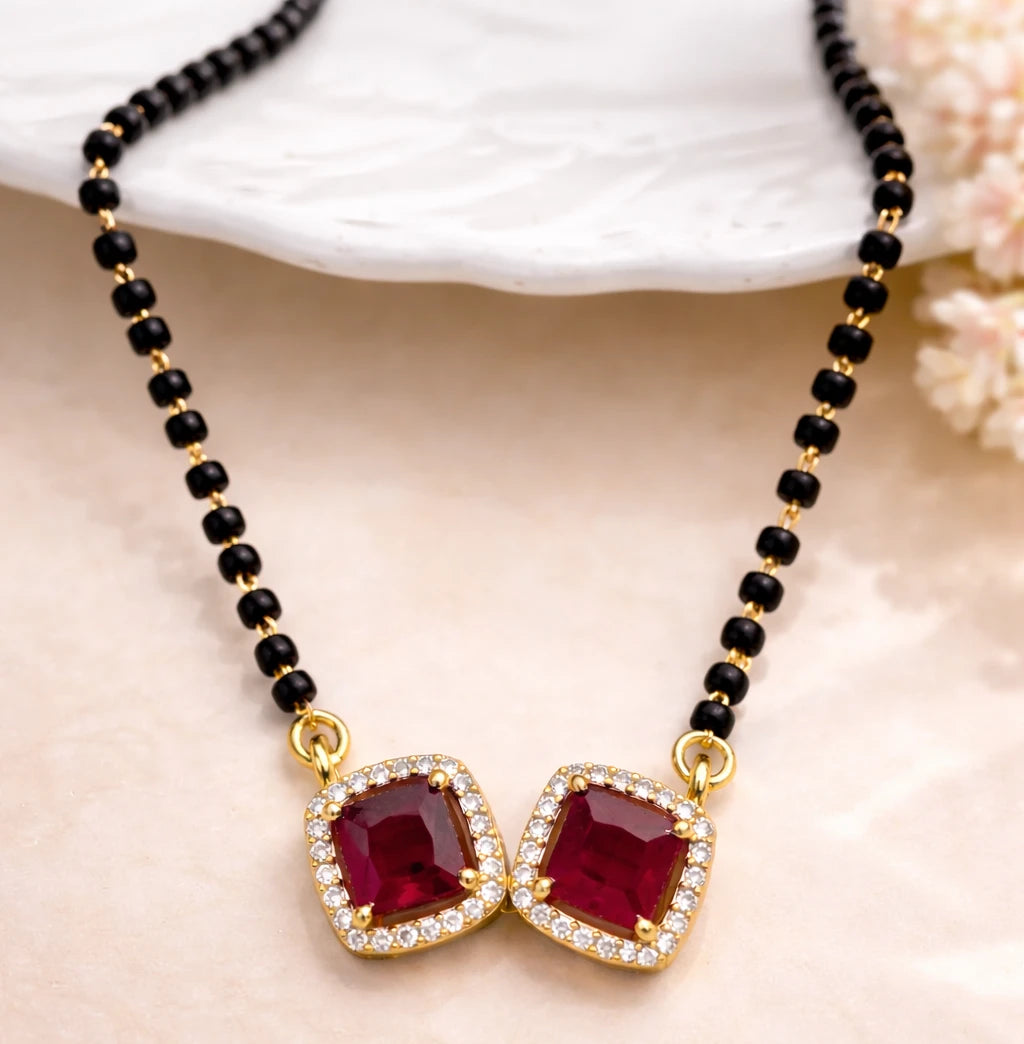 Ruby Edge Mangalsutra
