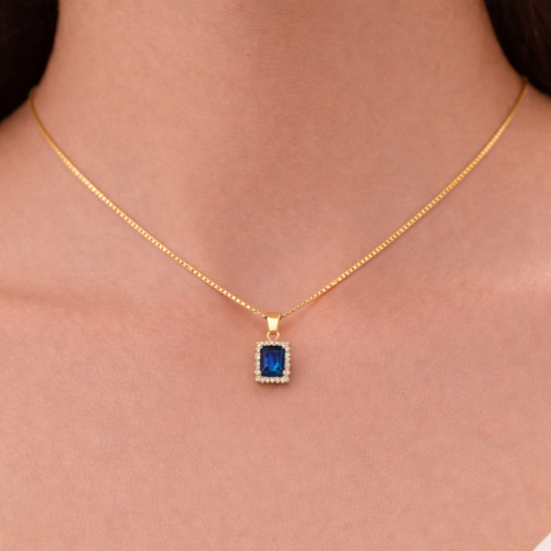 Aurelia Blue Pendant