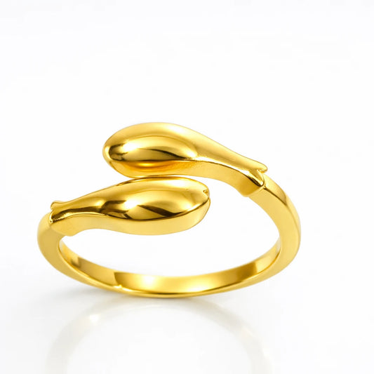 minimal gold vermeil hug ring 925 silver modern open ring for women”
