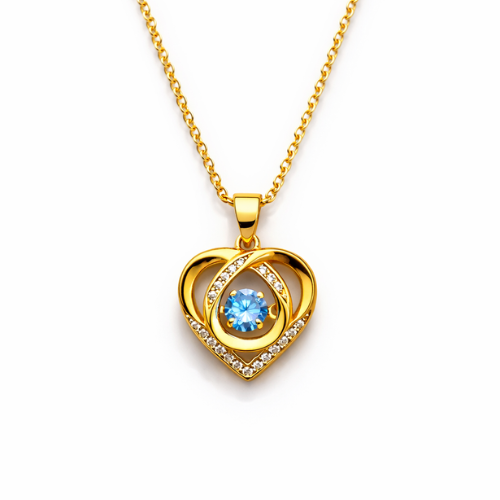 Blue Heart Pendant