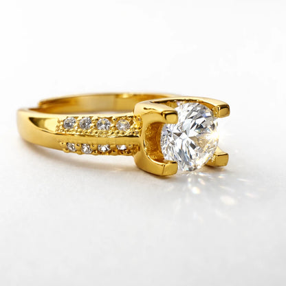 Radiant Solitaire Ring