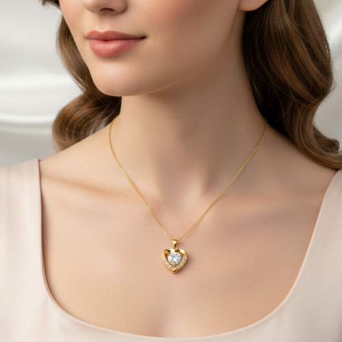 Crystal Heart Pendant