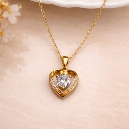 Crystal Heart Pendant