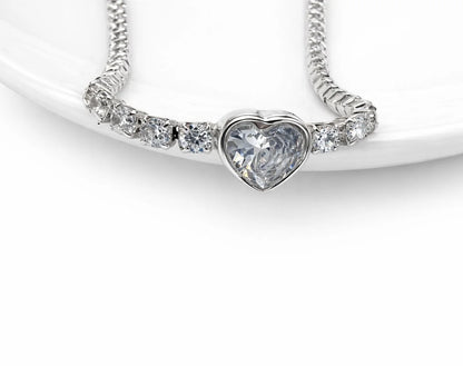 Heart Glow Tennis Bracelet
