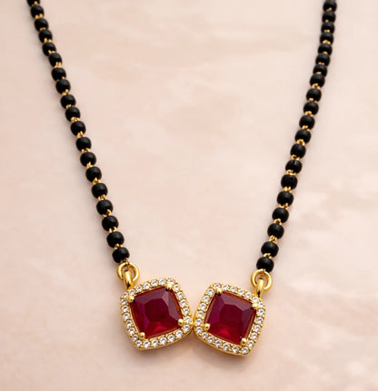 Ruby Edge Mangalsutra