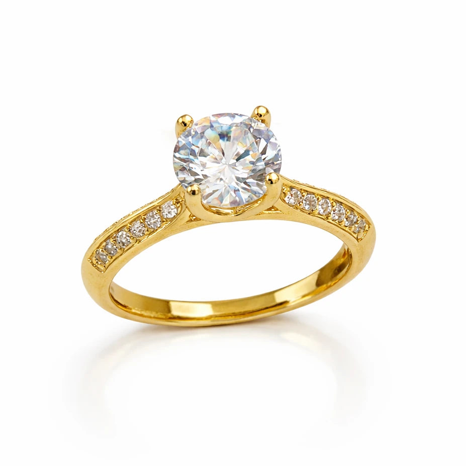 Classic Solitaire CZ Ring