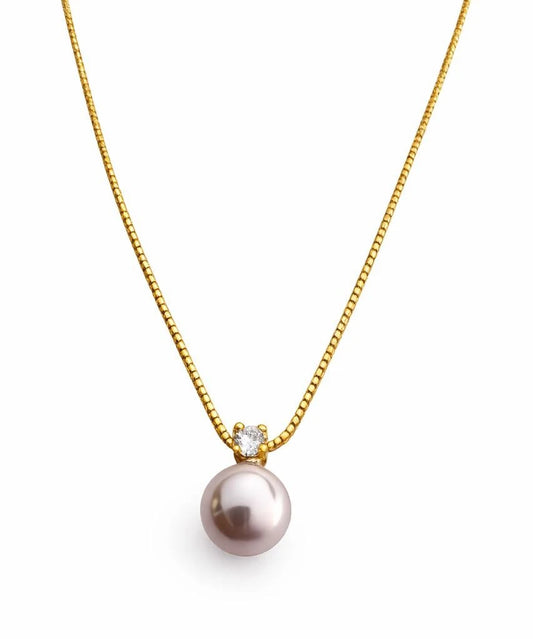 Minimal Pearl Pendant