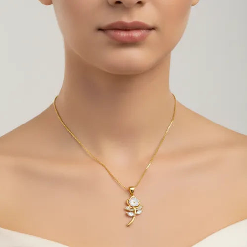 Golden Bloom Pendant