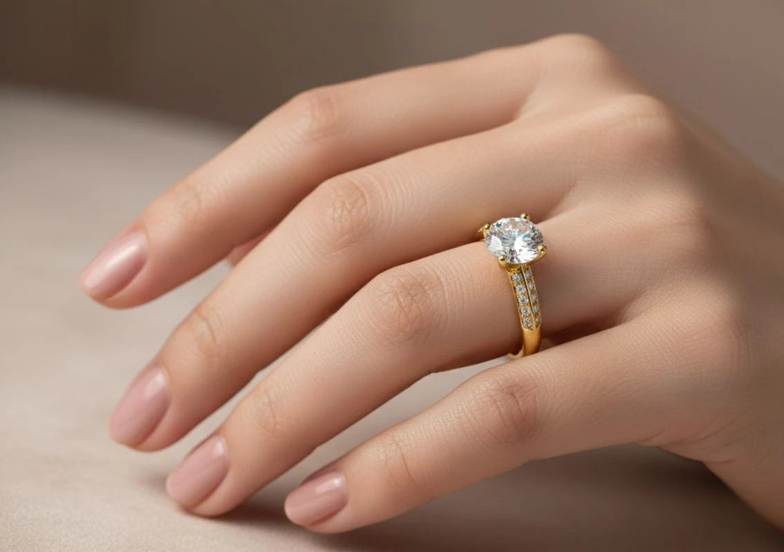 Classic Solitaire CZ Ring