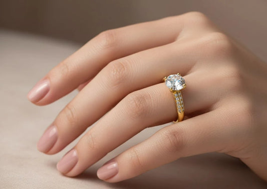 Classic Solitaire CZ Ring