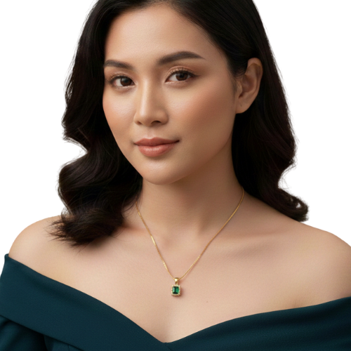 Aurelia Green Pendant