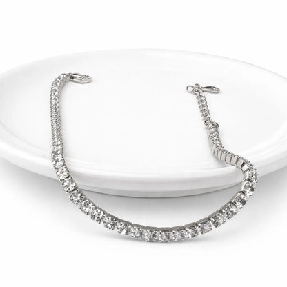 Crystal Glow Tennis Bracelet