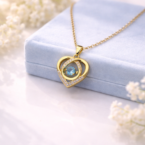 Blue Heart Pendant