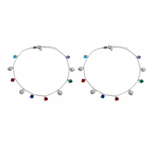 Rainbow Love Anklet