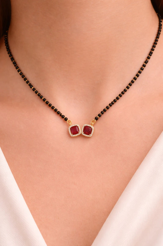 Ruby Edge Mangalsutra