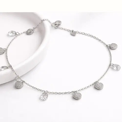 Crystal Love Anklet