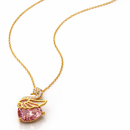 Pink Swan Pendant