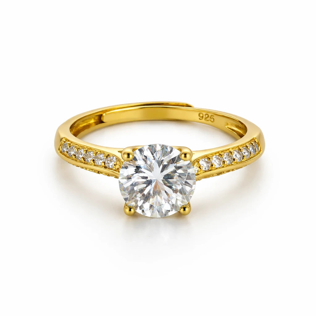 Classic Solitaire CZ Ring