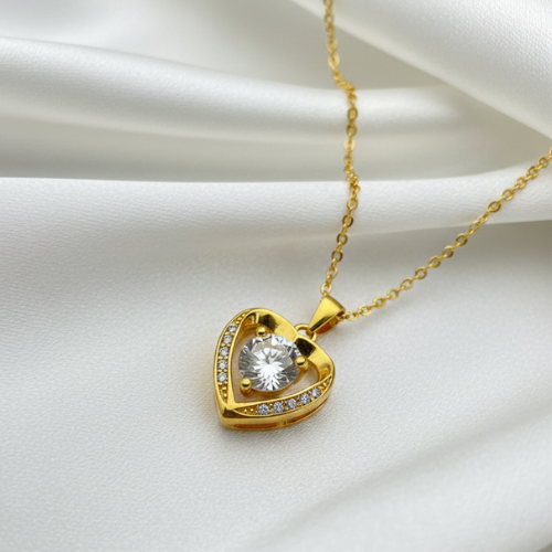 Crystal Heart Pendant