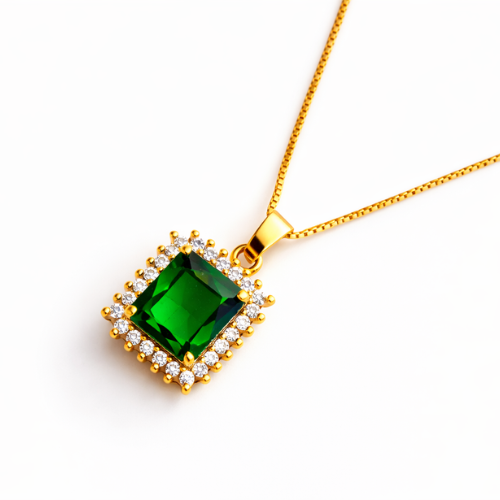Aurelia Green Pendant