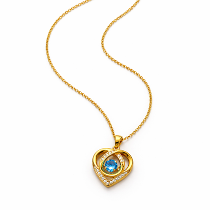 Blue Heart Pendant
