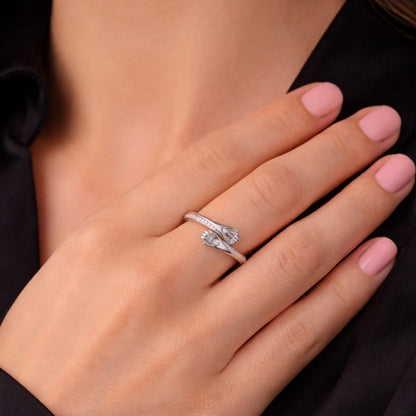 925 Sterling Silver Hug Ring