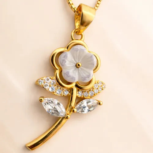 Golden Bloom Pendant