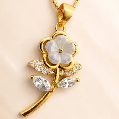 Golden Bloom Pendant