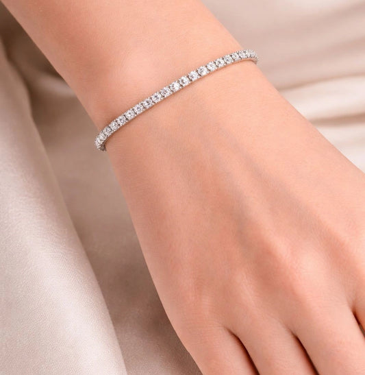 Crystal Glow Tennis Bracelet