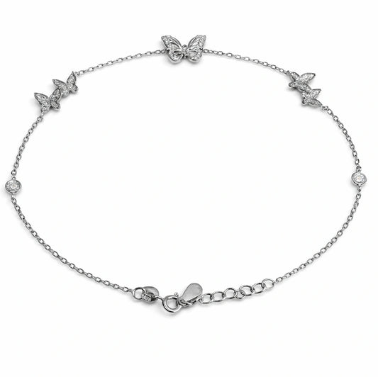 Butterfly Bloom Anklet