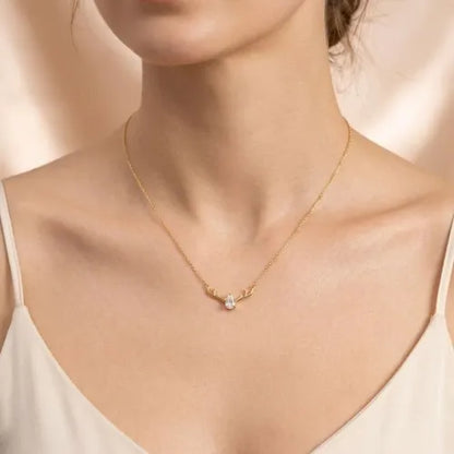 Antler CZ Pendant
