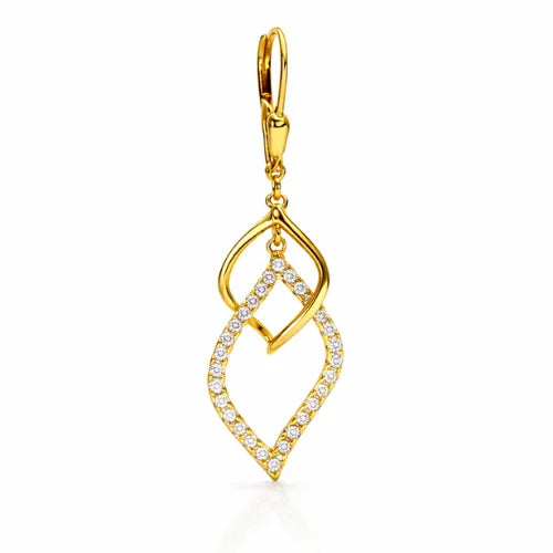 Leaf Drop Earrings