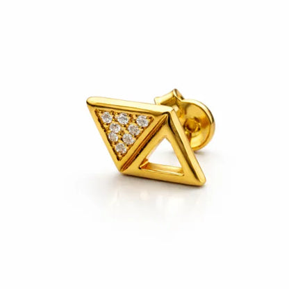 Golden Prism Studs