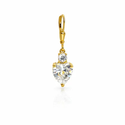 Radiant Heart Drops Earrings